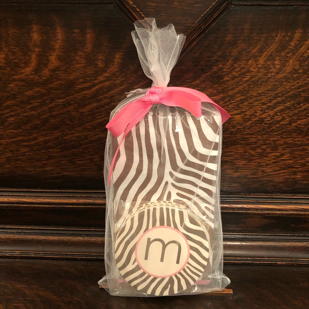 NEW! Set of  Animal Print 1️⃣6️⃣ Guest Towels and 8️⃣ Coasters with “m” Monogram